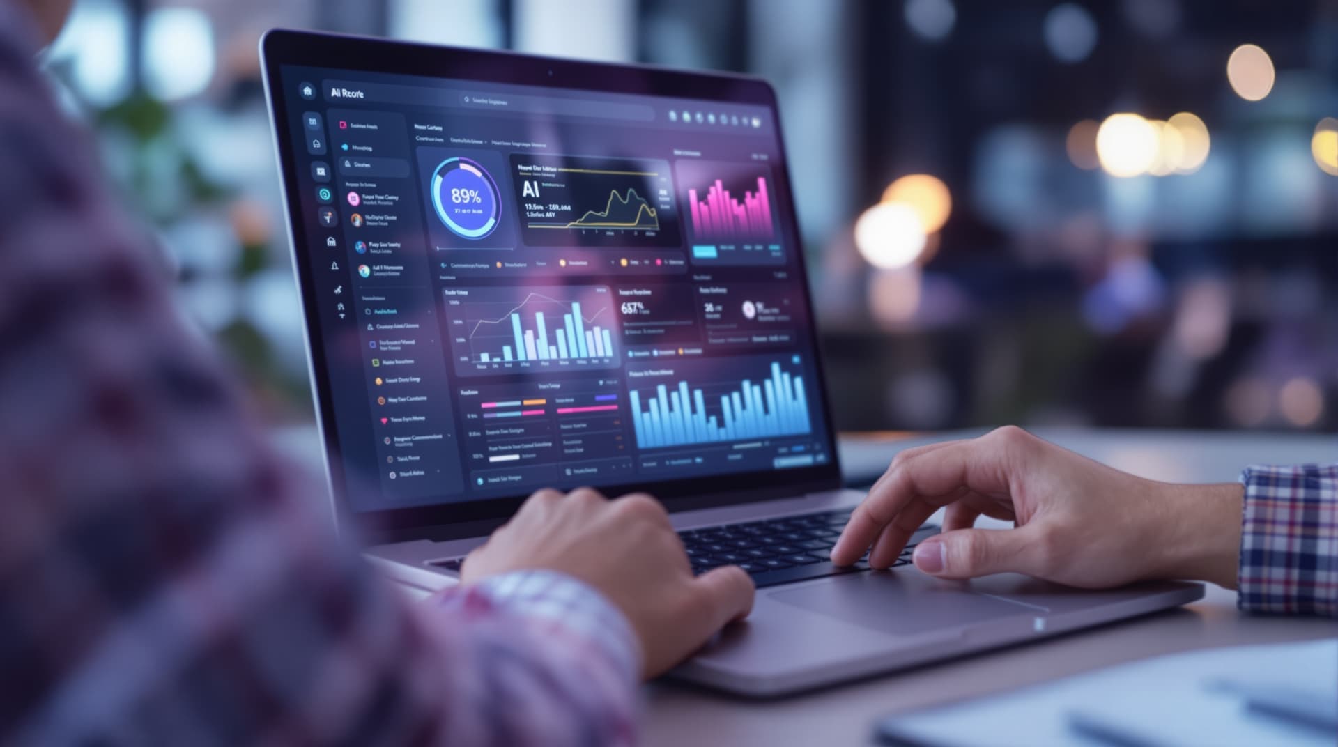 AI technology dashboard