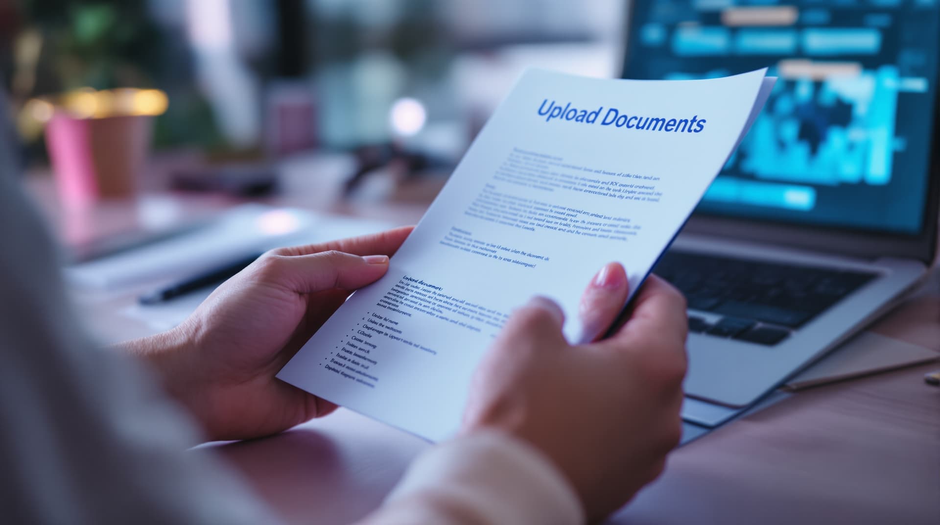 Upload documents